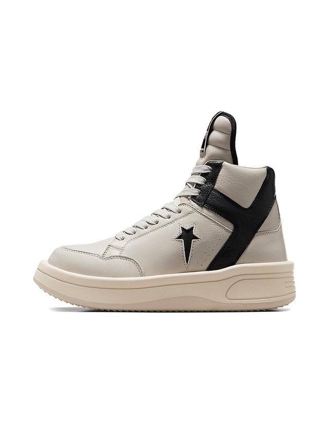 Mens Converse x Rick Owens TURBODRK Mid-Top Sneakers Product Image