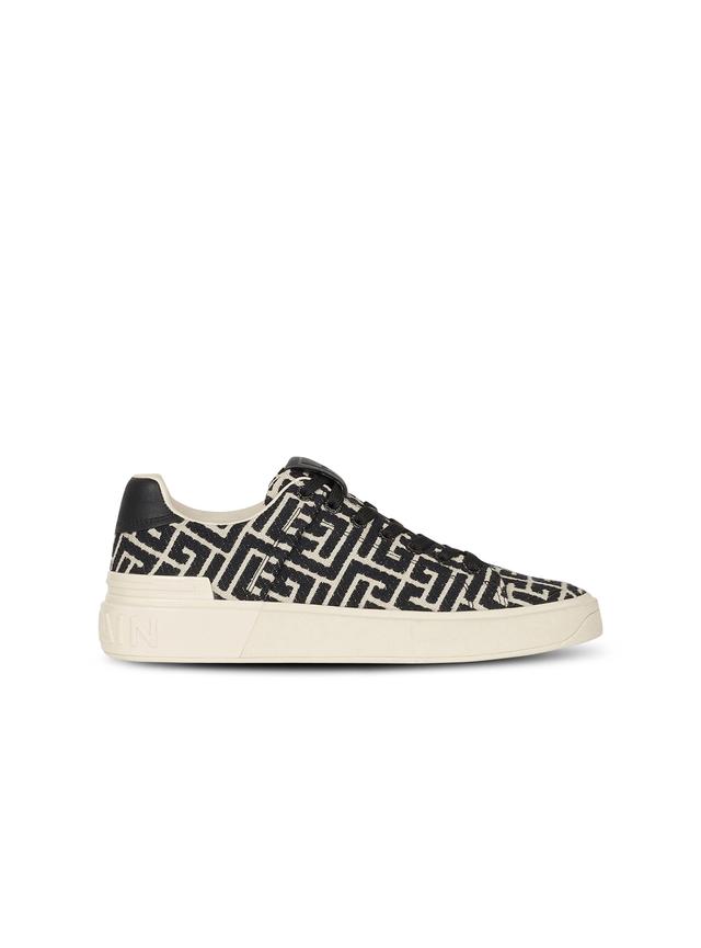 Monogram jacquard B-Court sneakers Product Image