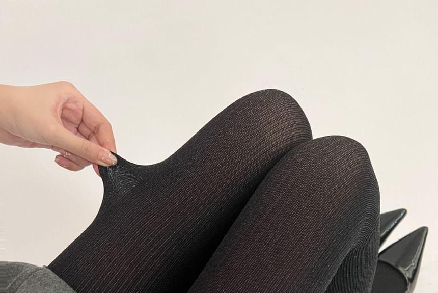 Plain Ribbed Tights Product Image