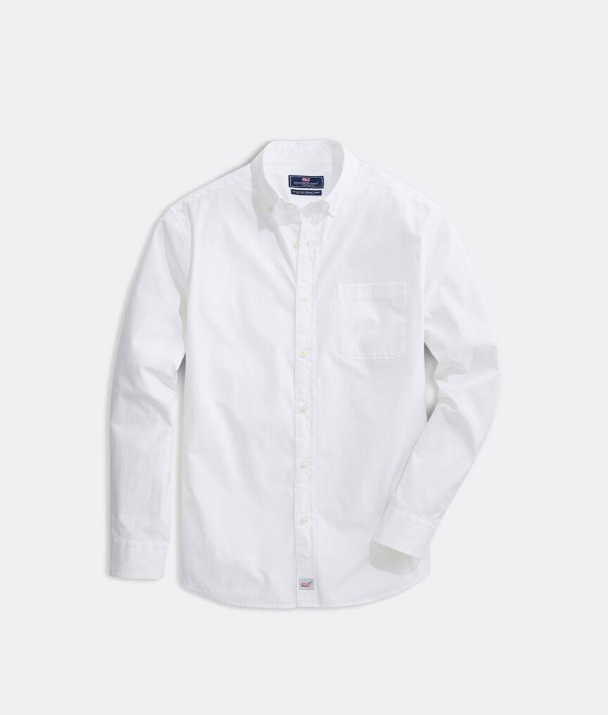 Stretch Cotton Solid Shirt Product Image