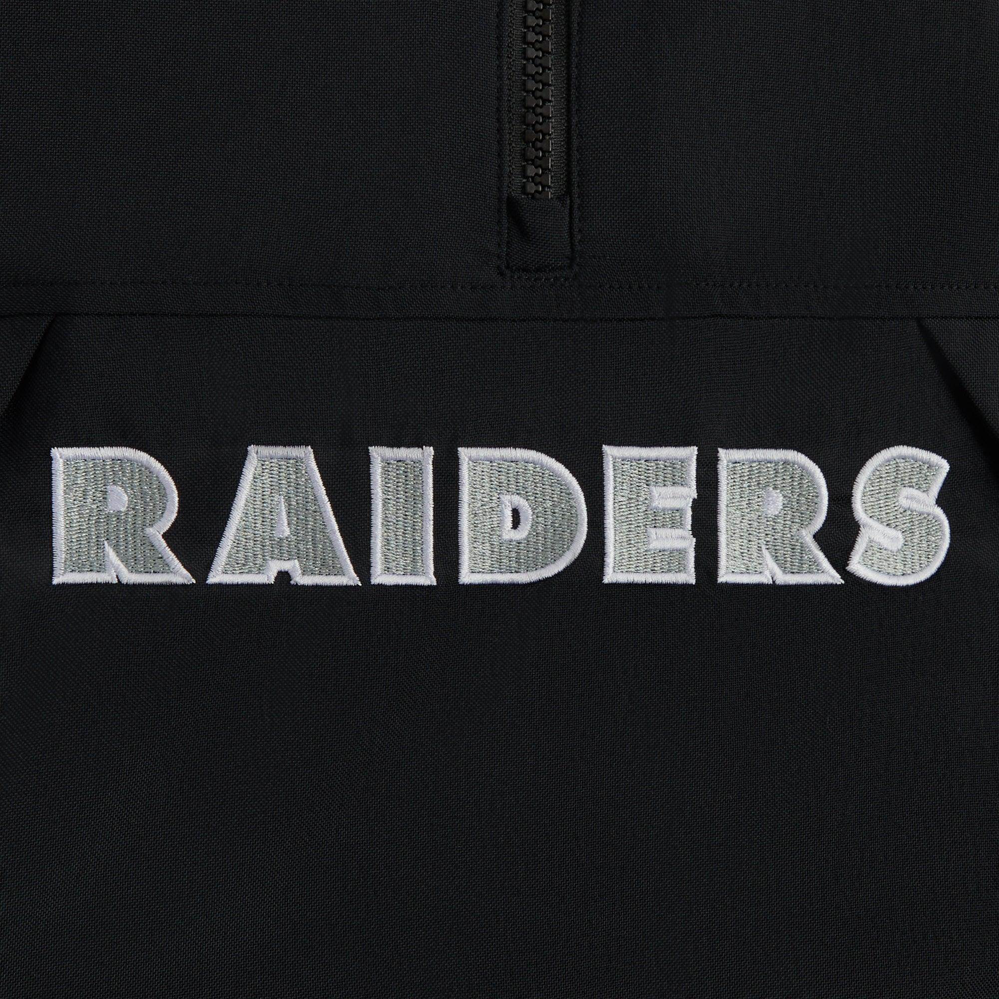 Kith & '47 for the NFL: Raiders Quarter Zip Anorak With Hood - Black Male Product Image