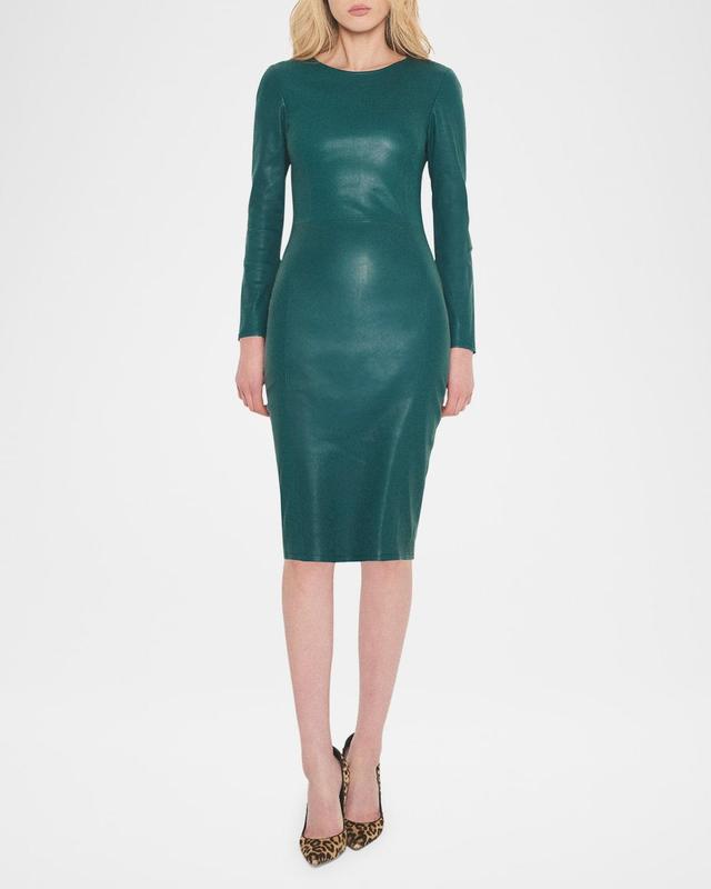 Womens Mrs. Smith Stretch Leather Dress Product Image