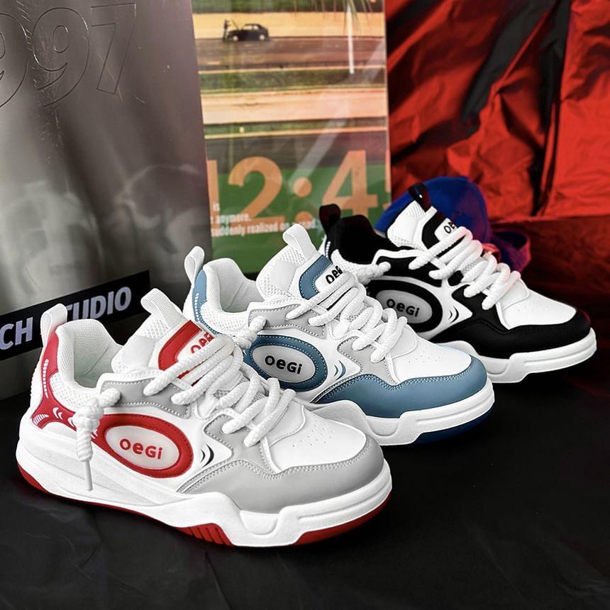 Platform Panel Sneakers Product Image