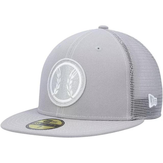 Mens New Era Gray Milwaukee Brewers 2023 On-Field Batting Practice 59FIFTY Fitted Hat Product Image