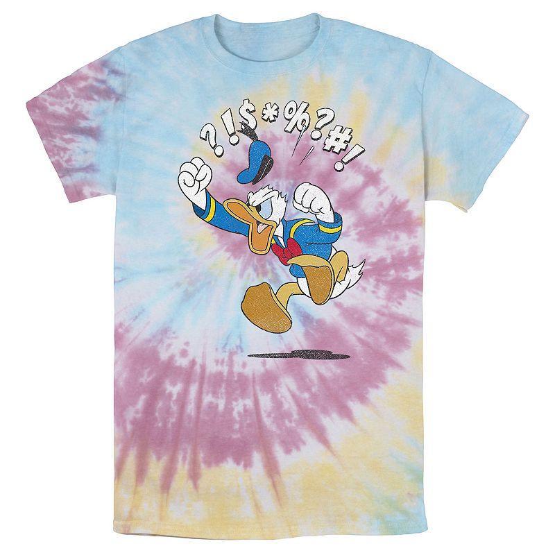 Mens Disney Mickey And Friends Donald Angry Jump Wash Tee Product Image