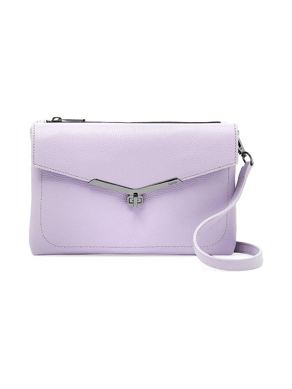 Womens Valentina Leather Crossbody Bag Product Image