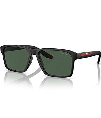 Prada Mens PS 05YS 58mm Rectangle Sunglasses Product Image