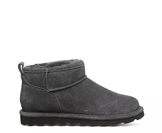 Bearpaw Womens Shorty Wide Water Resistant Fur Boot Product Image