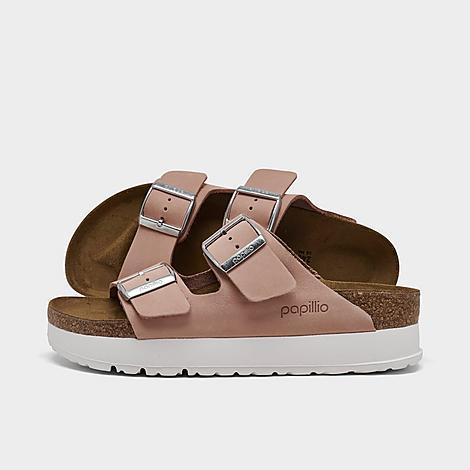 Papillio by Birkenstock Womens Arizona Suede Nubuck Platform Sandals Product Image