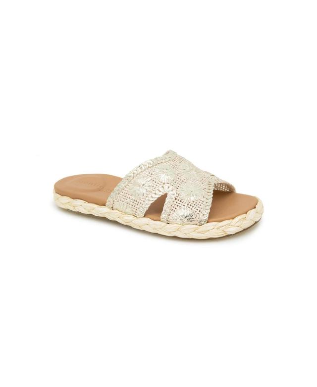 Gentle Souls Womens Tristan Woven Slip-On Sandals Product Image