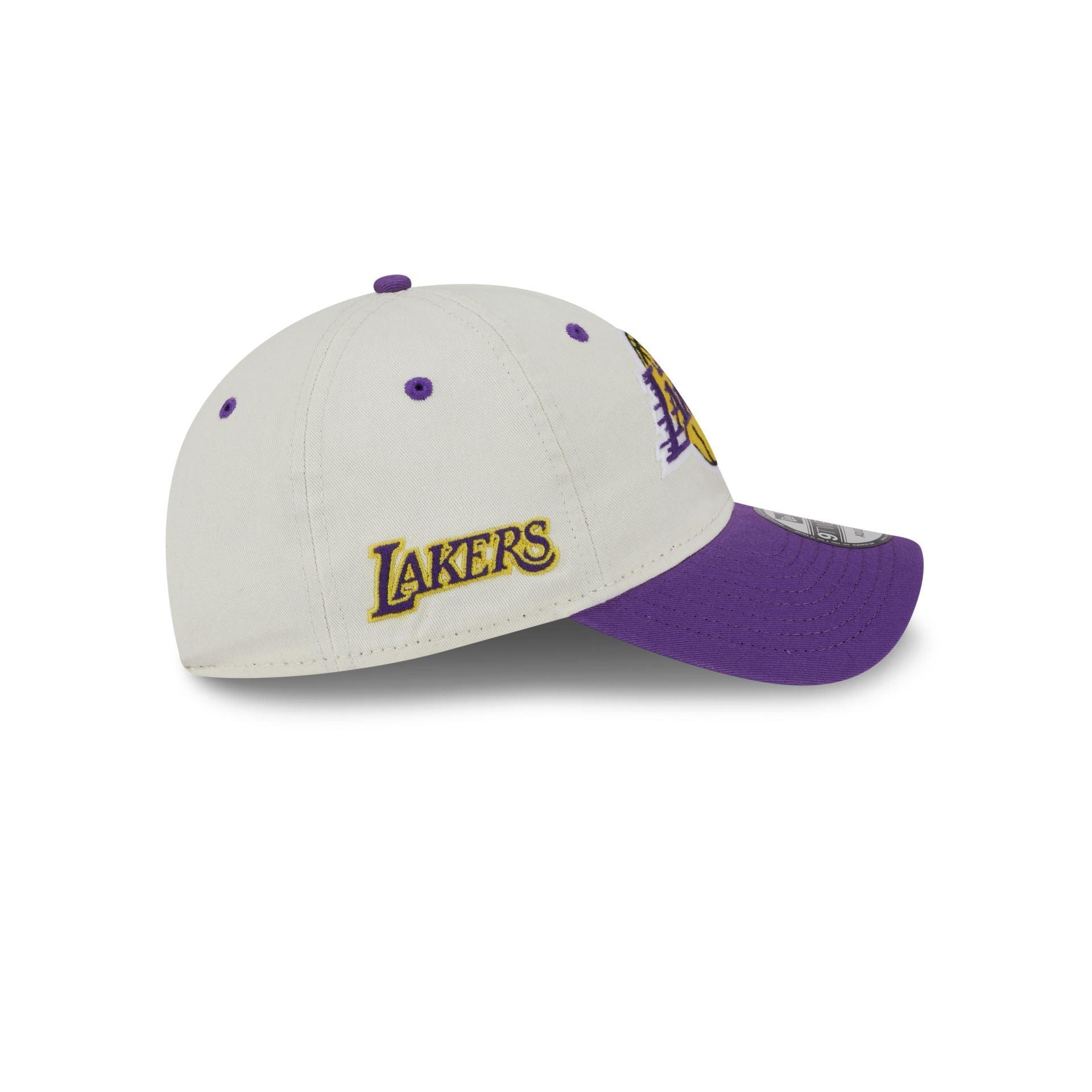 Los Angeles Lakers Classic Sidescript 9TWENTY Adjustable Hat Male Product Image