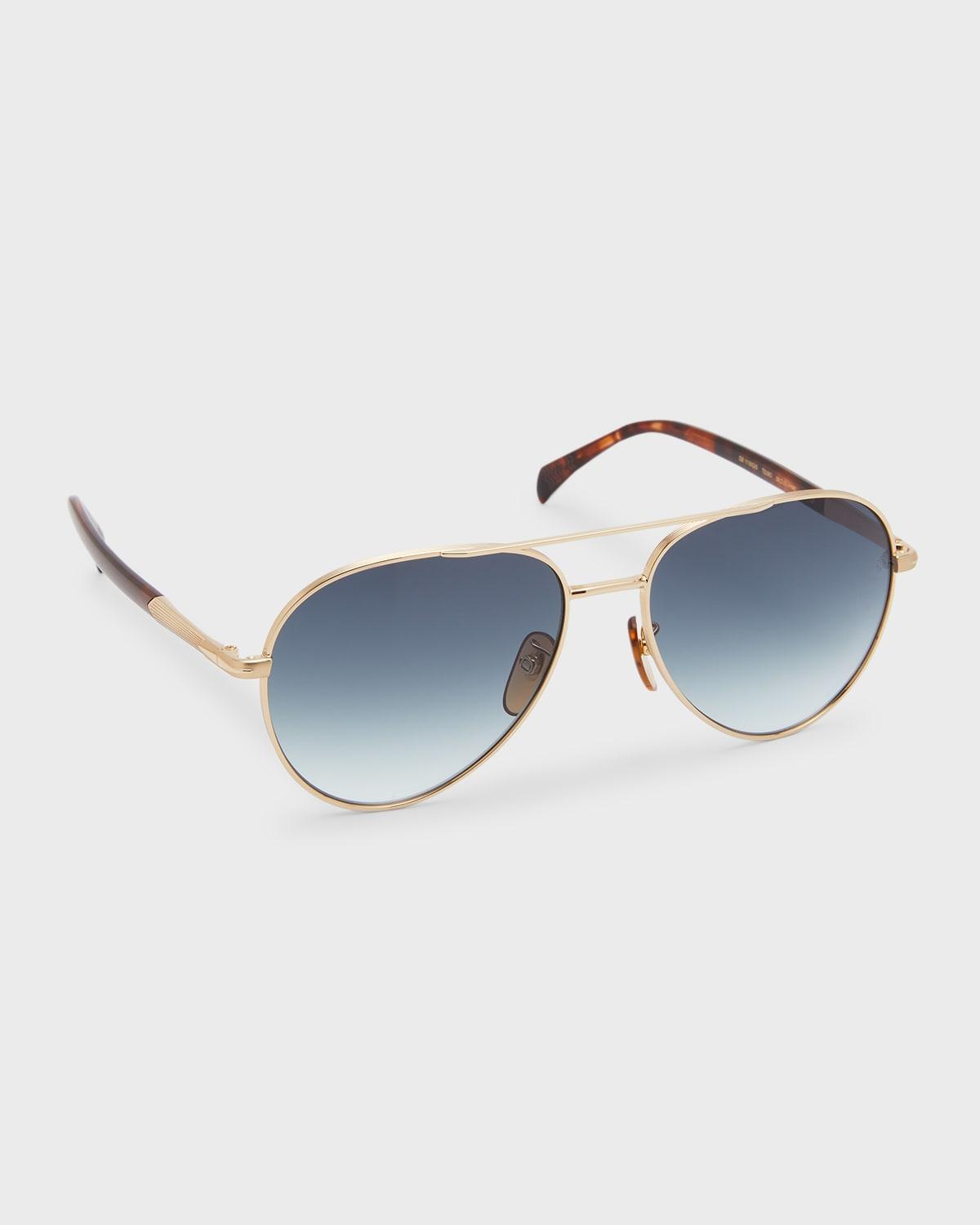 David Beckham Eyewear 59mm Aviator Sunglasses Product Image