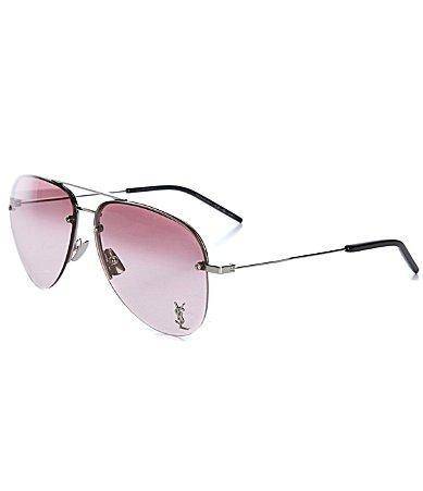 Womens Monogram Pin Classic 59MM Pilot Sunglasses Product Image