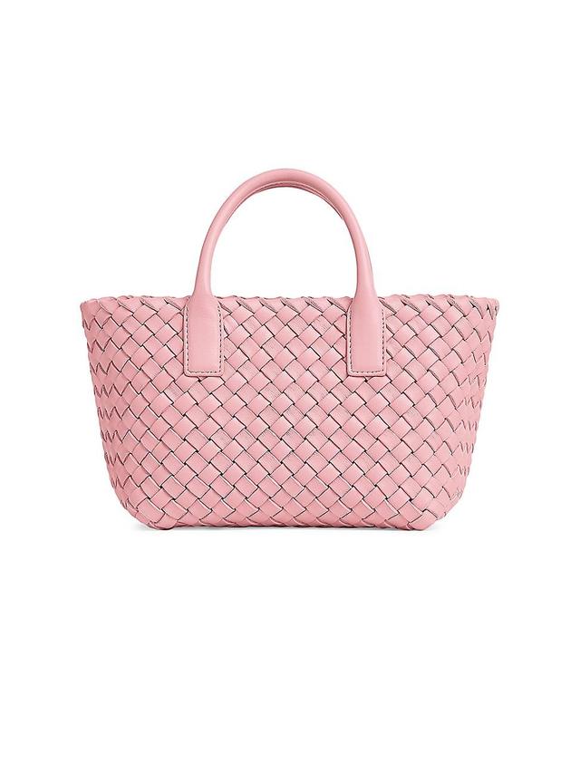 Womens Mini Cabat Leather Tote Product Image