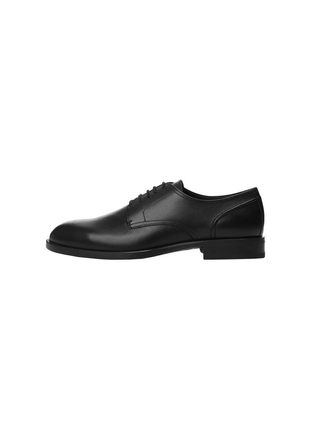 MANGO MAN - Leather suit shoes blackMen Product Image