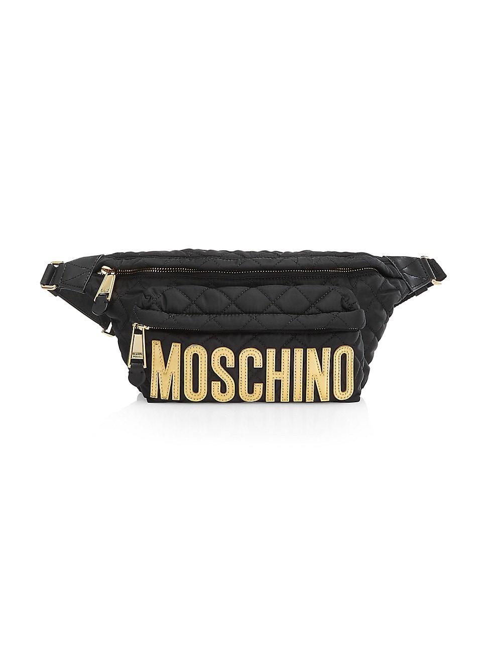 Womens Quilted Nylon Logo Belt Bag Product Image