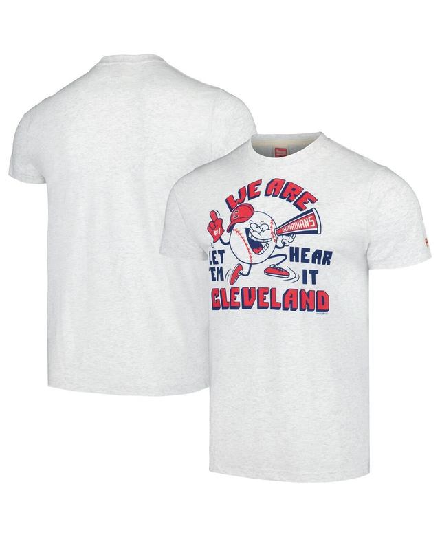 Mens Homage Gray Cleveland Guardians We Are Cleveland Tri-Blend T-Shirt Product Image