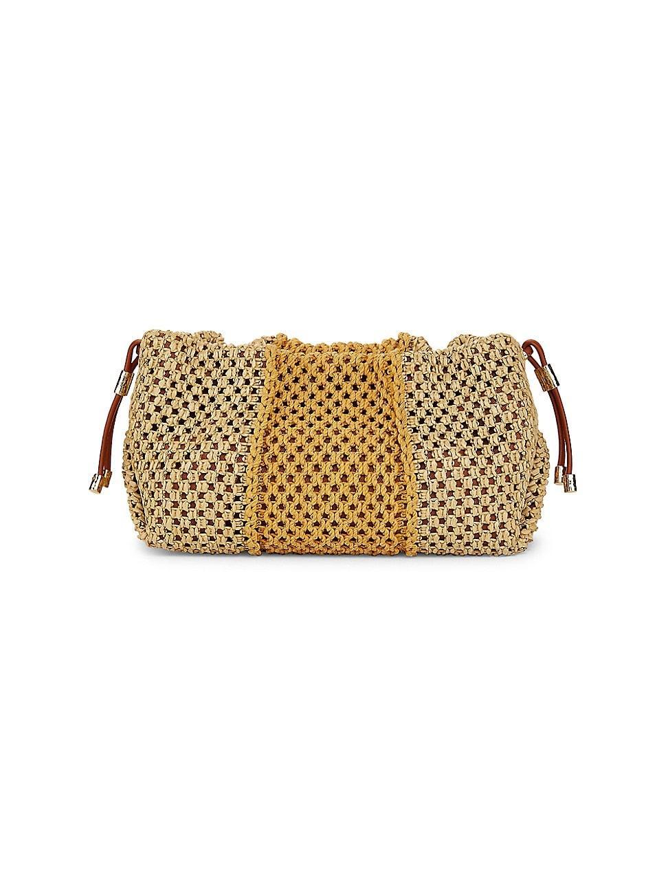 Womens Mini Remy Raffia Clutch Product Image