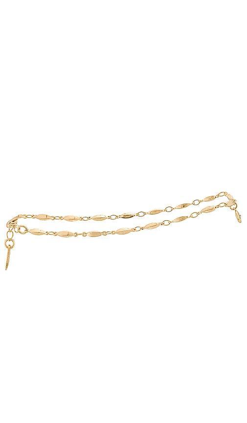 Ettika Simple Gold Plated Chain Anklet - Gold Plated Product Image