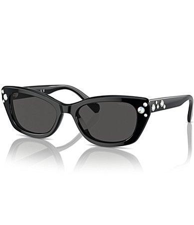 Swarovski Womens SK6019F 54mm Cat Eye Sunglasses Product Image