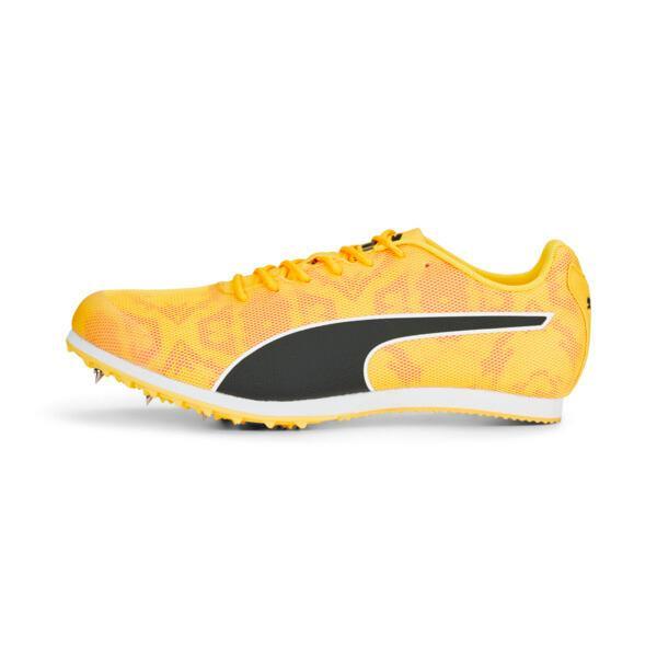 PUMA evoSPEED Star 8 Men's Track Spikes Shoes in Sun Stream/Sunset Glow/Black Product Image