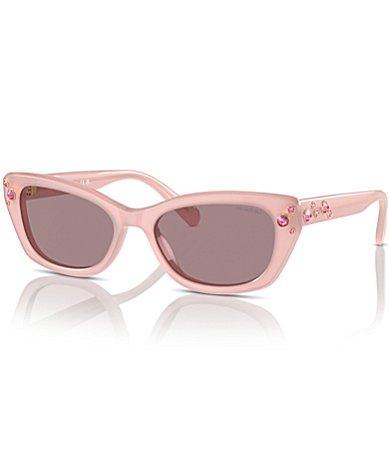 Swarovski Womens SK6019F 54mm Cat Eye Sunglasses Product Image