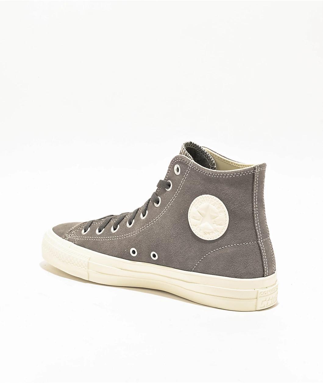 Converse Chuck Taylor All Star Pro Hi Origin Story & Egret Suede Skate Shoes Product Image