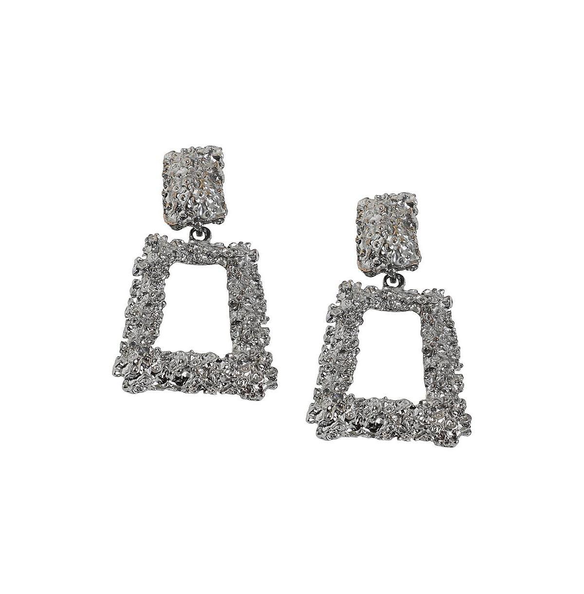 Sohi Womens Corroded Drop Earrings Product Image