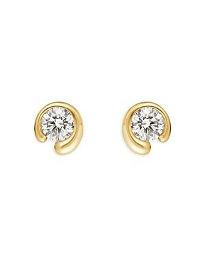 Womens Mercy 18K Yellow Gold & Diamond Stud Earrings Product Image