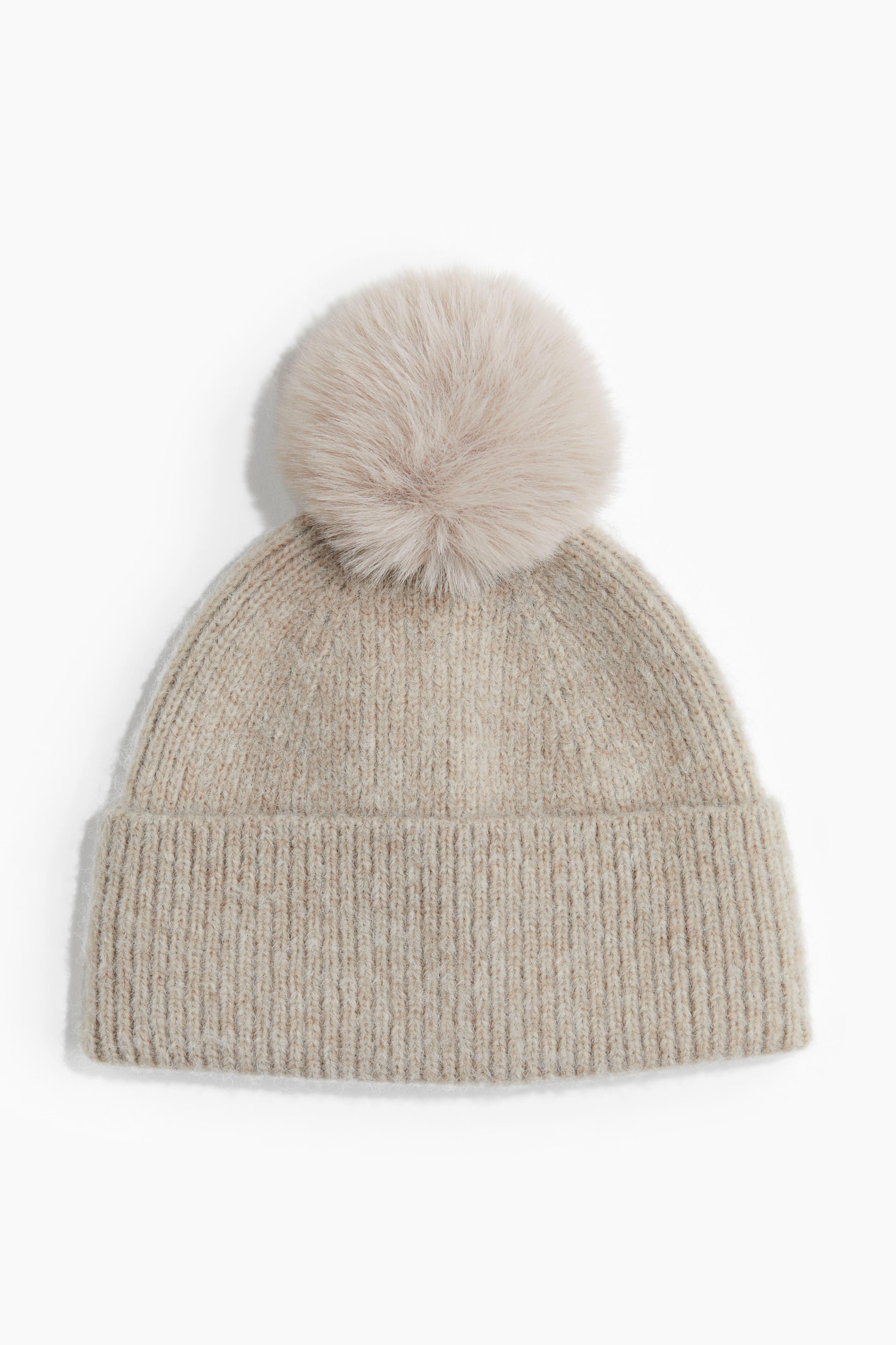 Rib-knit Pompom Hat product image