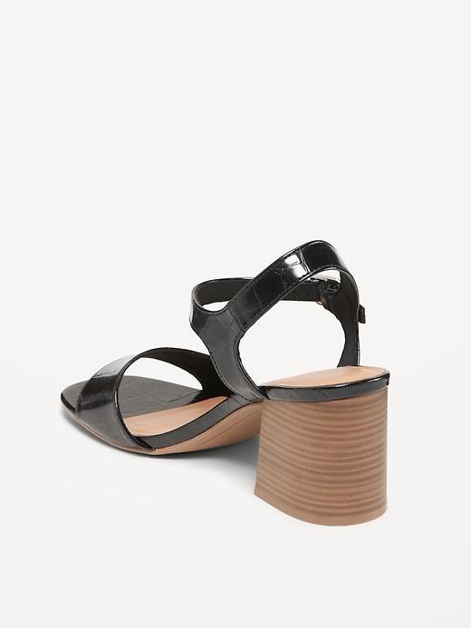 Strappy Block Heel Sandals Product Image