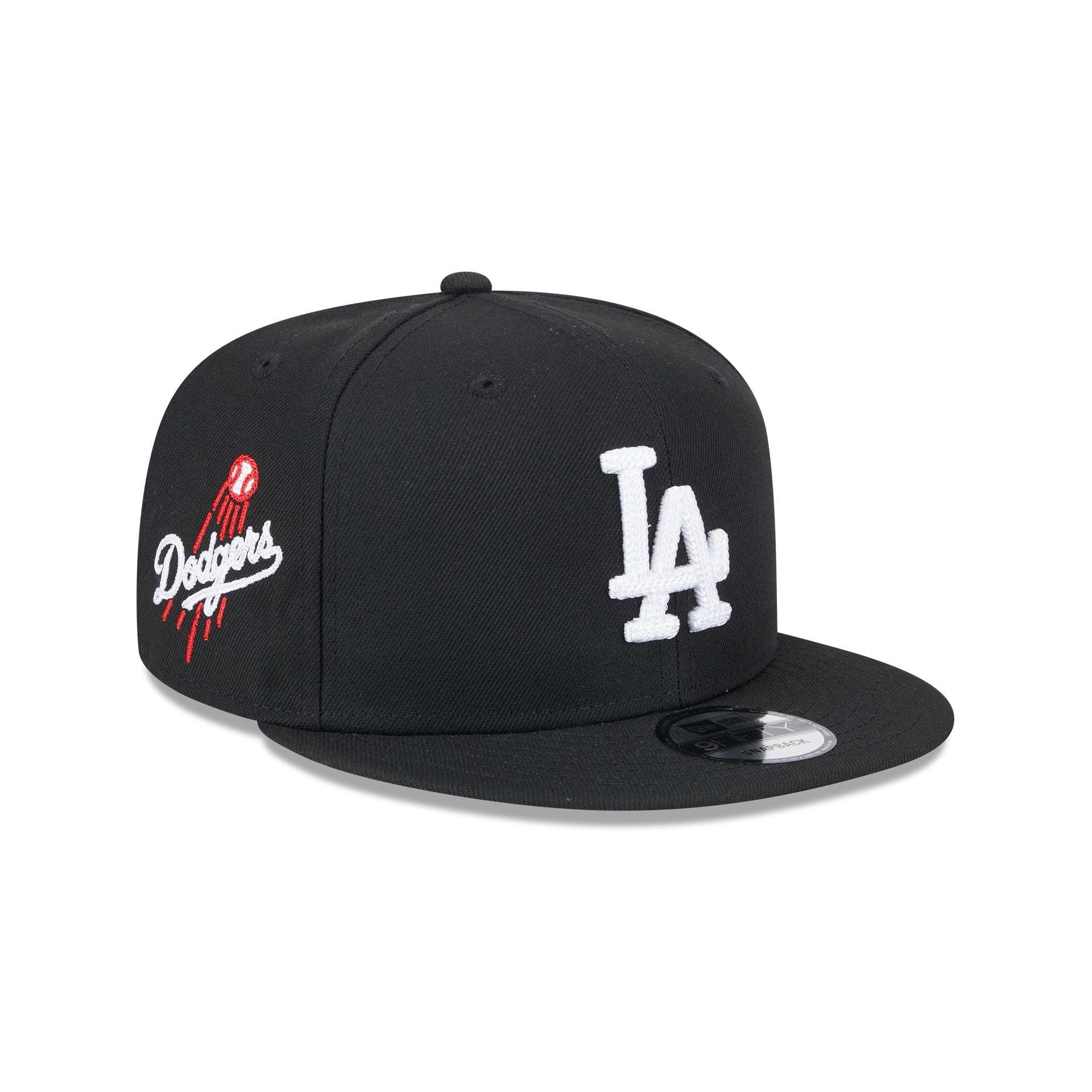 Alpha Industries x Los Angeles Dodgers Black 9FIFTY Snapback Hat Male Product Image