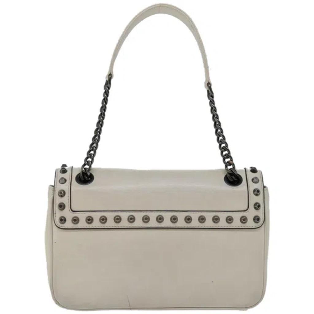 Galleria Leather Shoulder Bag () In Beige Product Image