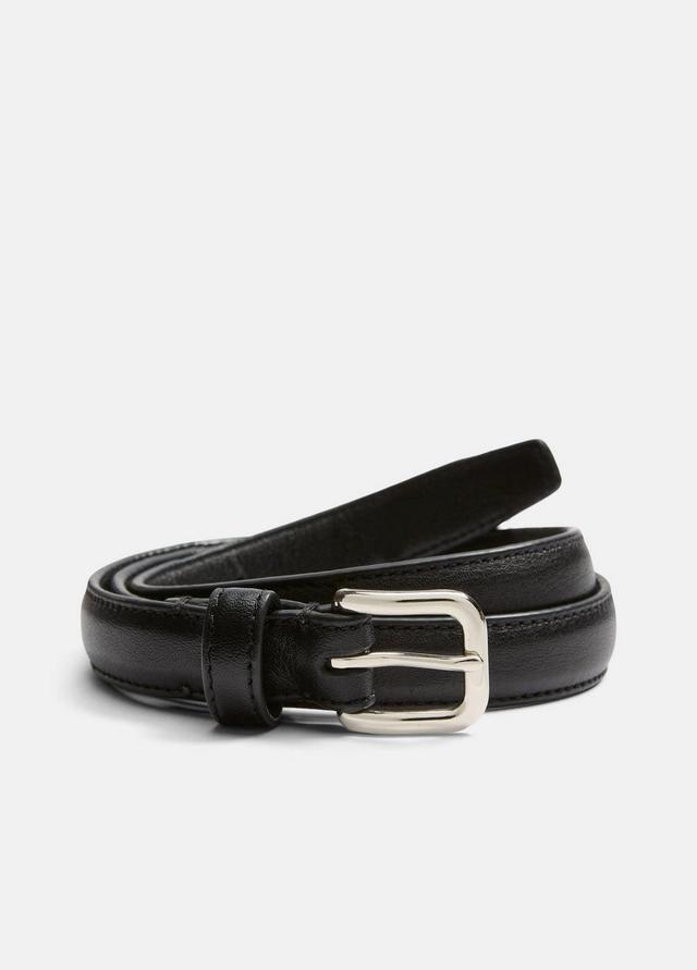 Women's Skinny Leather Belt Product Image