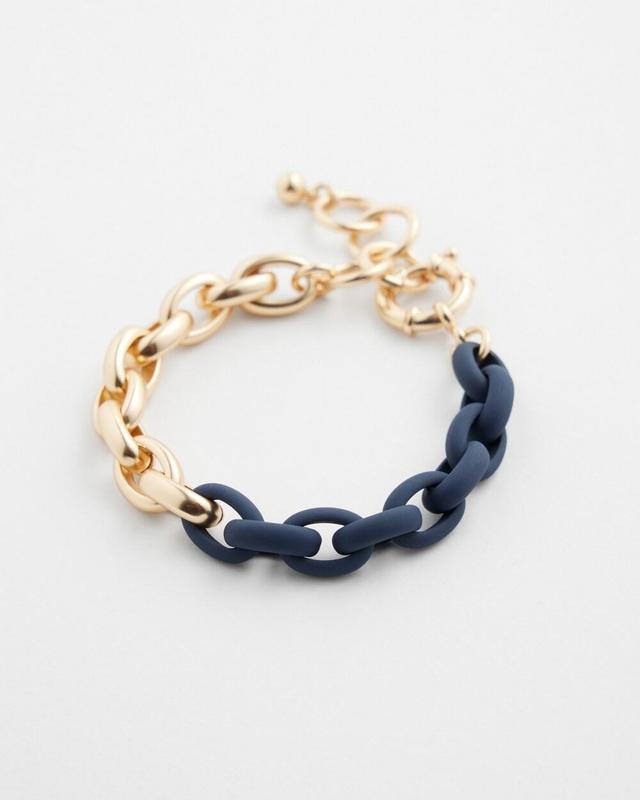 Gold Tone Chain Link Bracelet Product Image