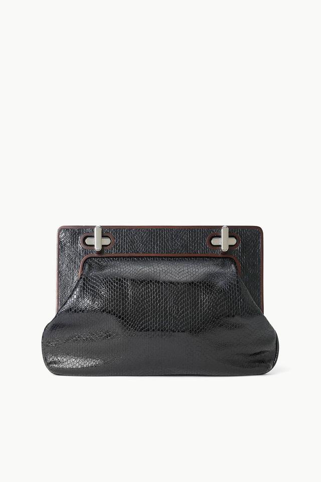 ALBA FRAME CLUTCH | BLACK Product Image