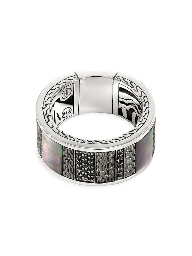 John Hardy Classic Chain Mixed Stone Band Ring Product Image