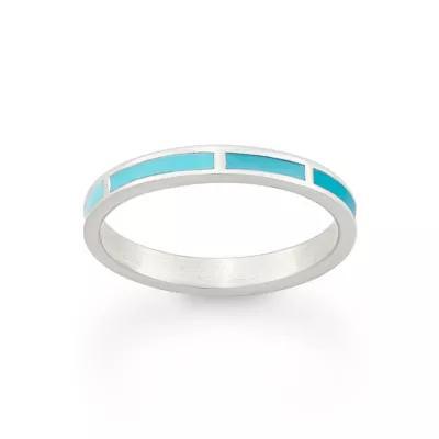 Enamel Mosaic Stacker Ring Product Image