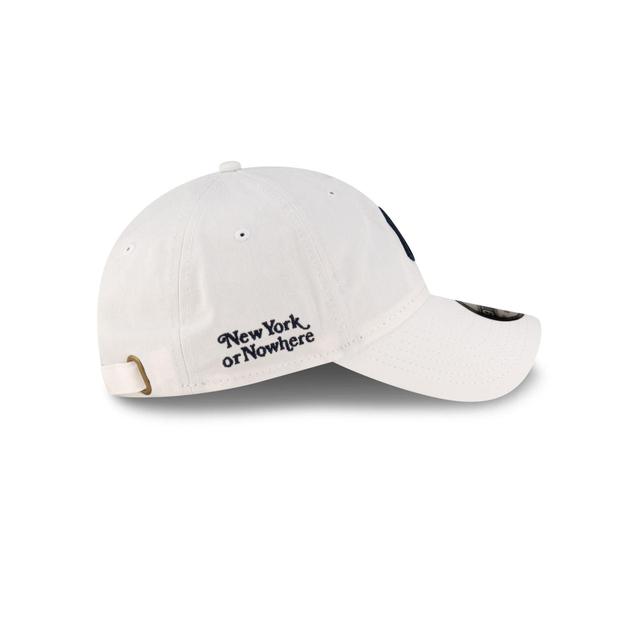 New York or Nowhere x New York Yankees White Logo 9TWENTY Adjustable Hat Male Product Image