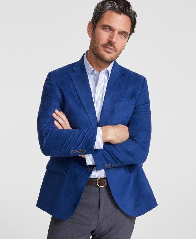 Nautica Mens Modern-Fit Faux-Suede Sport Coat Product Image