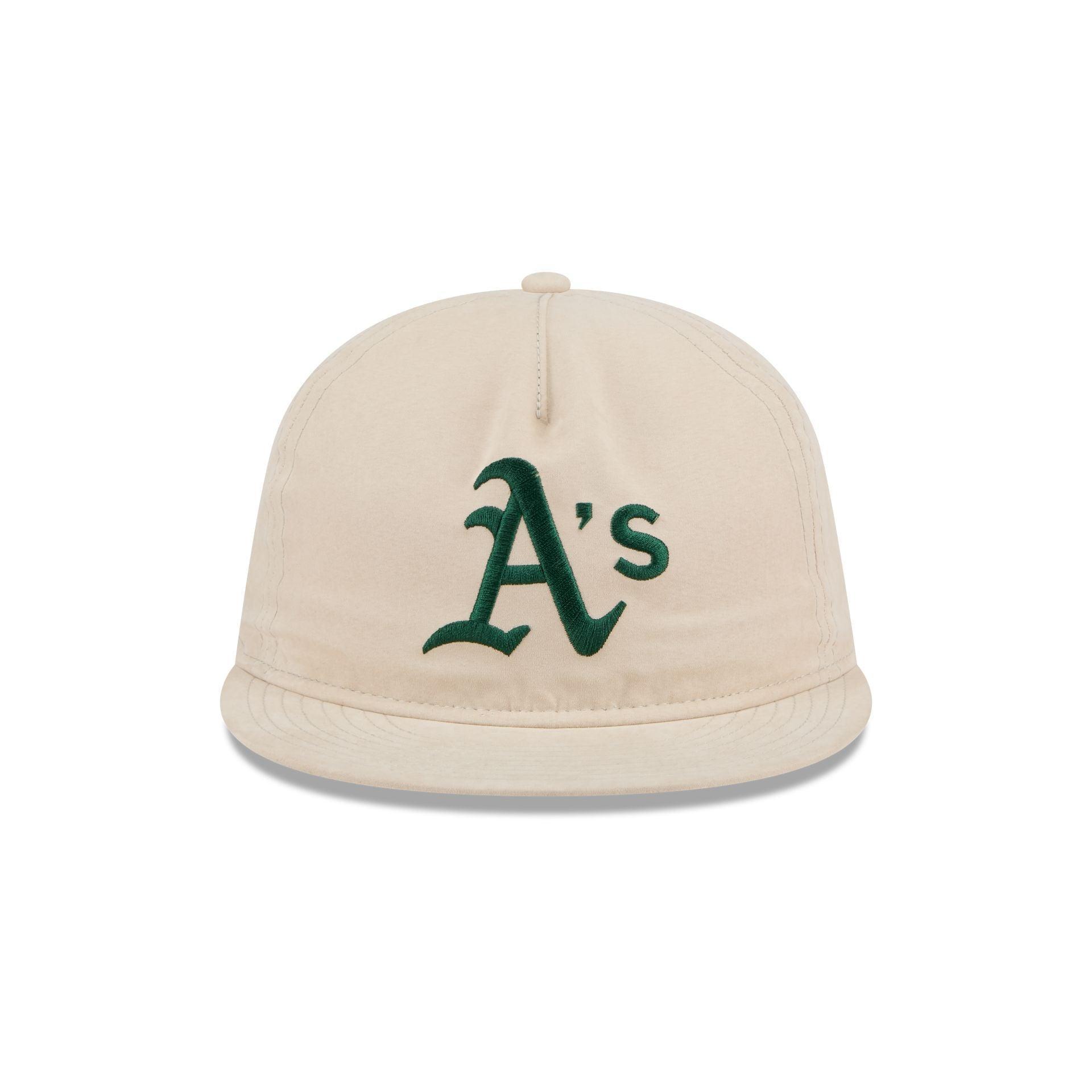 Oakland Athletics Brushed Nylon Retro Crown 9FIFTY Adjustable Hat Male Product Image