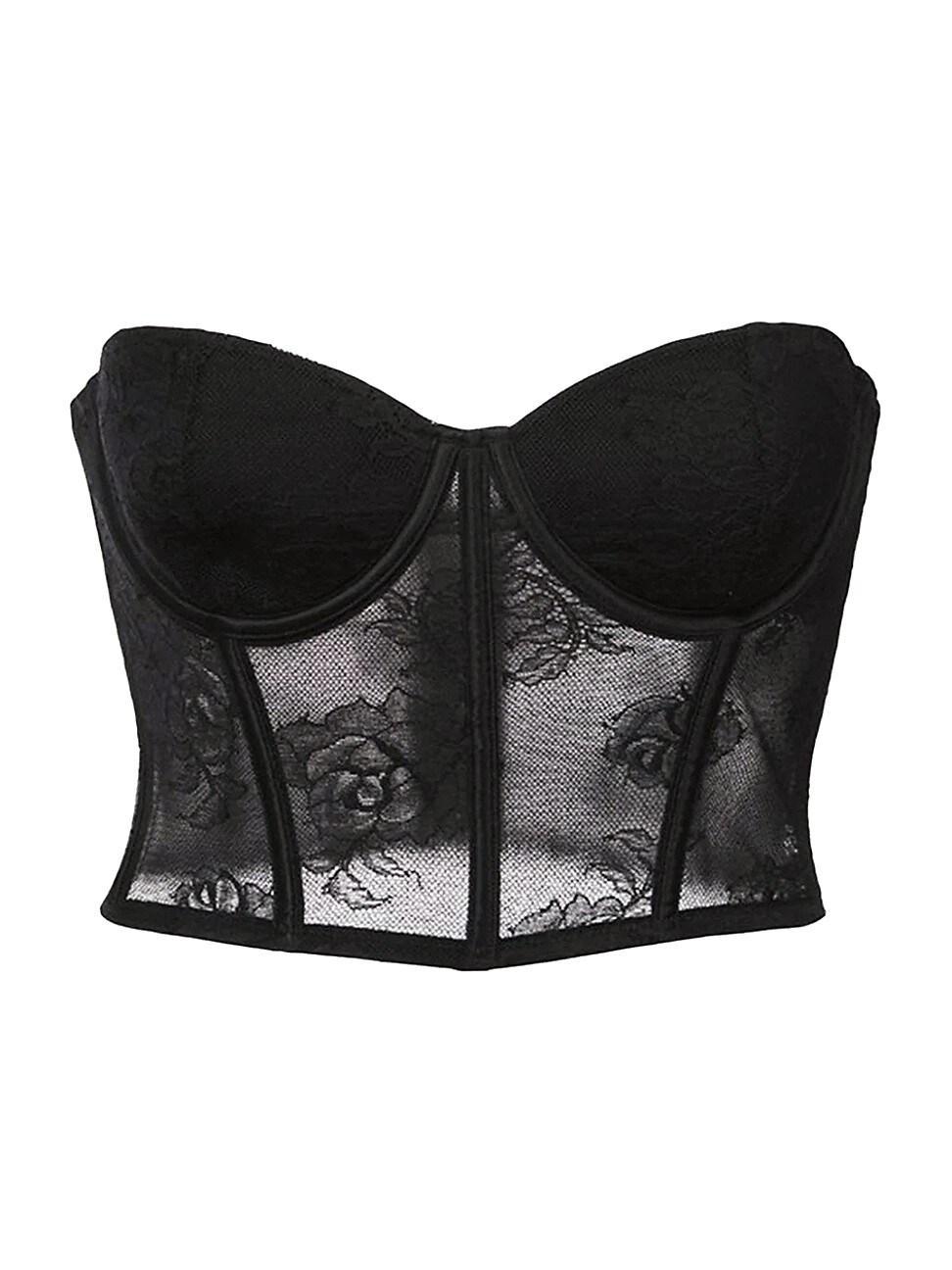 Womens Bouquet Lace Bustier Top Product Image