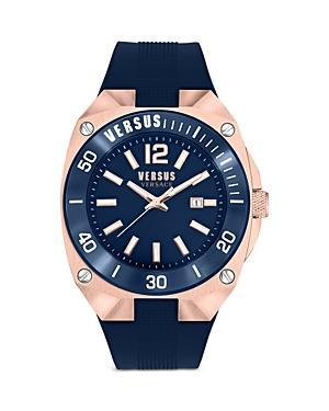 Versus By Versace Mens Reaction Quartz Analog Blue Silicone Strap Watch Product Image