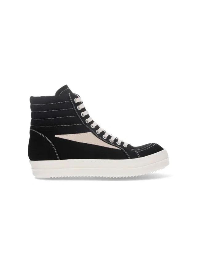 Blackwhite Vintage Hight Cotton Sneakers Product Image