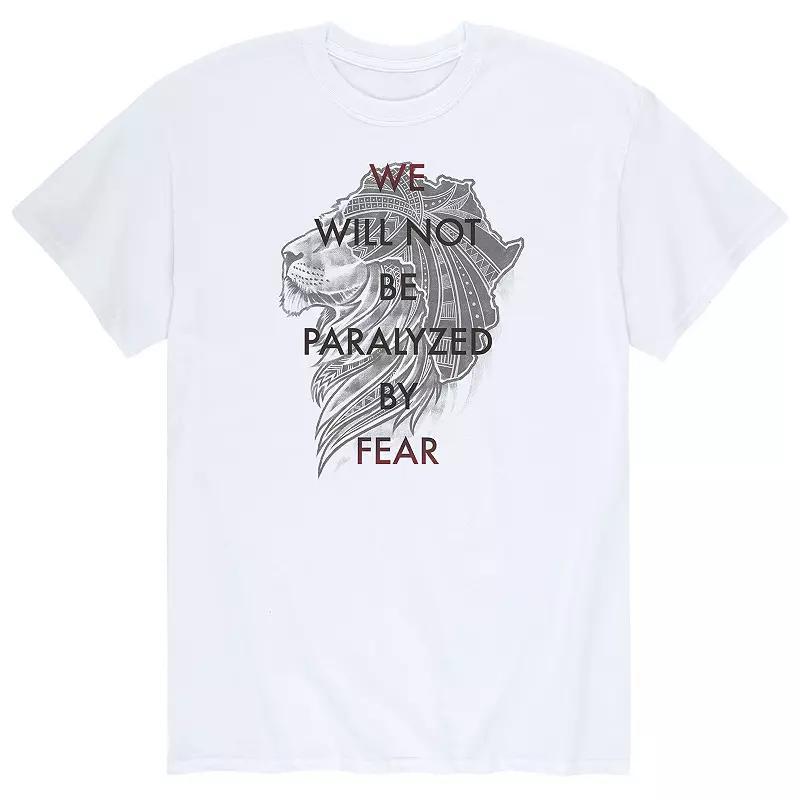 Mens Not Paralyzed By Fear Tee Product Image