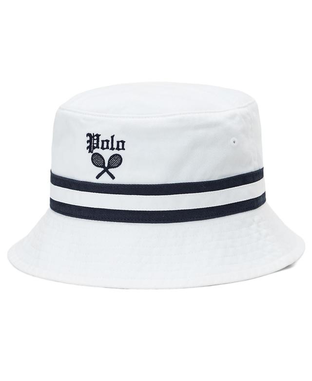 Polo Ralph Lauren Mens Striped-Band Twill Bucket Hat Product Image