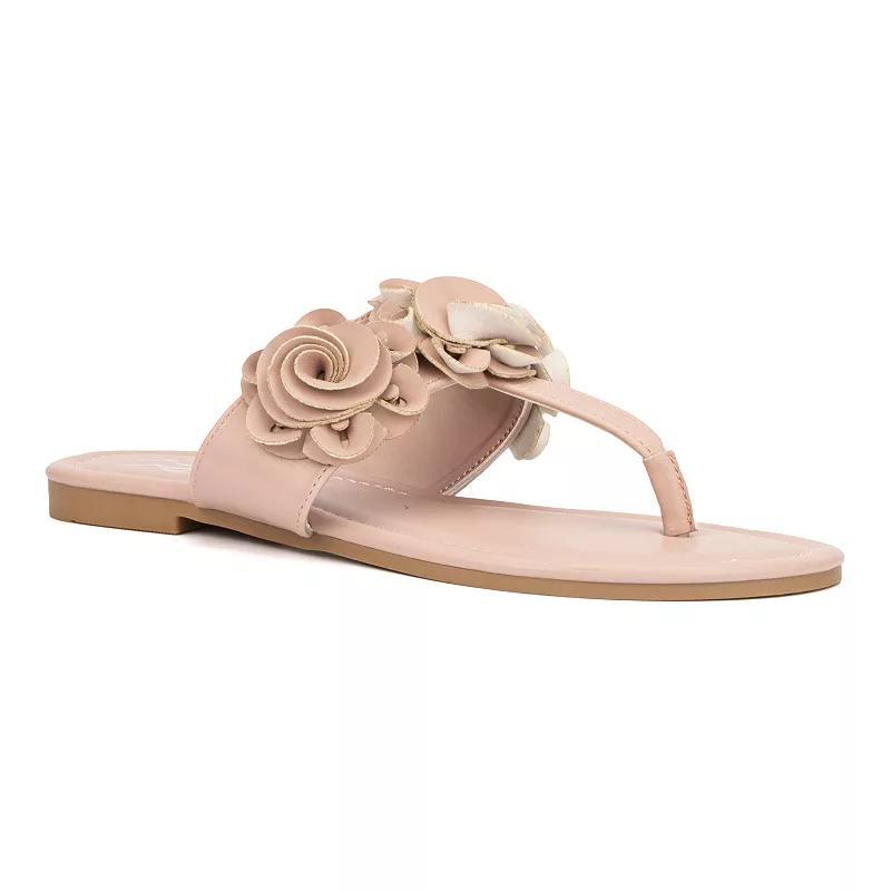 New York & Company Liana Womens Flower Sandals Product Image