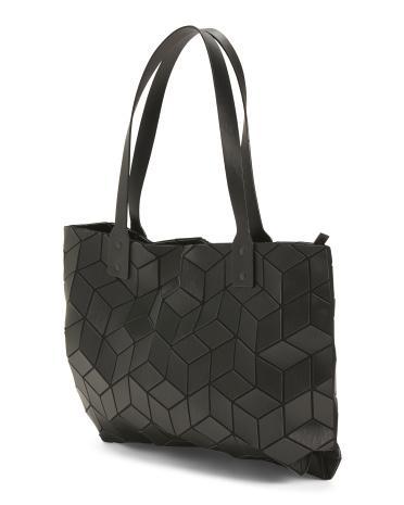 Geometric Tote for Women | Leather Product Image