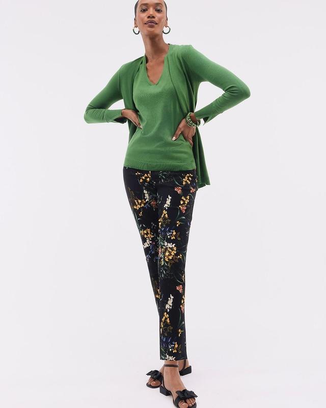 Brigitte Floral Ankle Pants Product Image