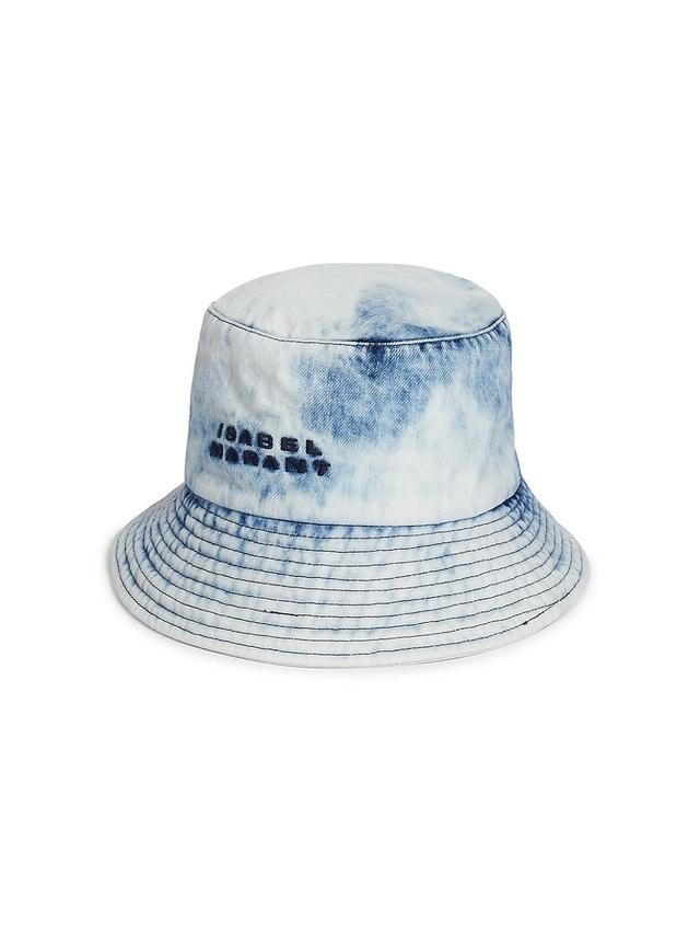 Womens Giorgia Acid Wash Denim Bucket Hat Product Image